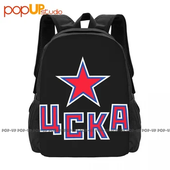 Кк Цска Москва е Руски раница CHL Голям капацитет Училищна меки корици Спортна чанта с голям капацитет
