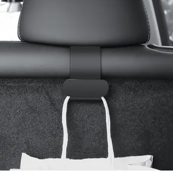 Кука за багаж на задната седалка за Tesla Model Y, държач за етикет чанти, закачалка за чадъри, куки от ABS-пластмаса, Аксесоари за интериора