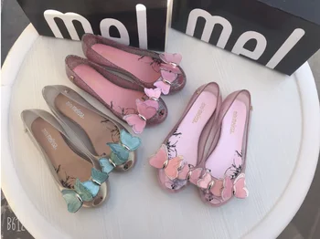 Летни нови сандали Мелиса за момичета с рибено уста, плажни обувки Big kids Jelly