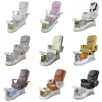 Луксозни Електрически Масажни Педикюрные столове Ноктите салон за краката Спа-салон за маникюр Педикюрное стол С мивка Гуанджоу