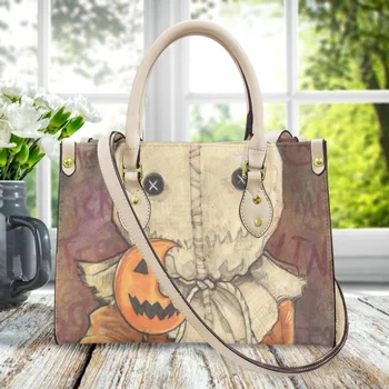 Маркови дизайнерски чанти и портмонета от филмите на ужасите за Хелоуин за жени Trick R Treat Sam, малки дамски чанти през рамо, подаръци за рамо
