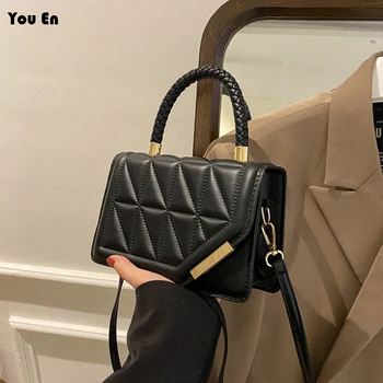 Модерна дамска чанта, нова тенденция, окото текстура, малка чанта през рамо