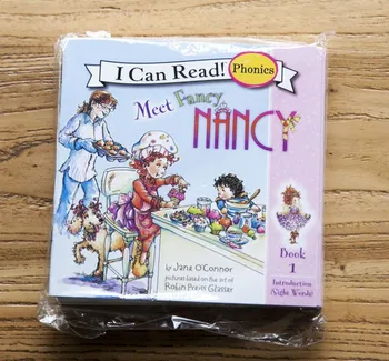 На 12 книги пълен комплект I Can Read Fancy Nancy's Fantastic Акустика книжка с картинки на английски език за деца детски pocket story book 0-6 години