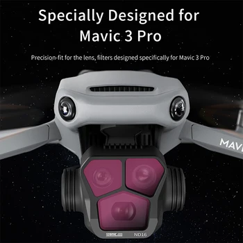 Набор от Филтри за Обектива на Камерата DJI Mavic 3 Pro Drone Filter GND16 UV CPL ND8 ND16 ND32 ND64 Filter Kit Аксесоари за Полярните Филтри