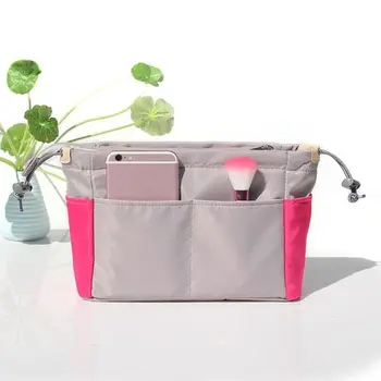 Найлонова чанта-органайзер Удобна водоустойчива чанта голям капацитет за съхранение с цип за жени