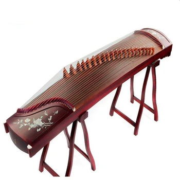 Национален патент Висококачествен китайски музикален инструмент Guzheng Музикални инструменти от платанового дърво Цитра 21 Струна с всички аксесоари