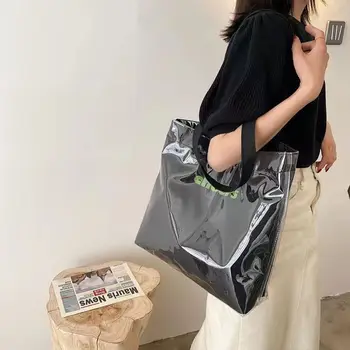 Нова водоустойчив Прозрачна чанта, изработена от PVC, Лятна плажна чанта, Водоустойчива чанта за багаж, чанта през рамо, чанта подарък