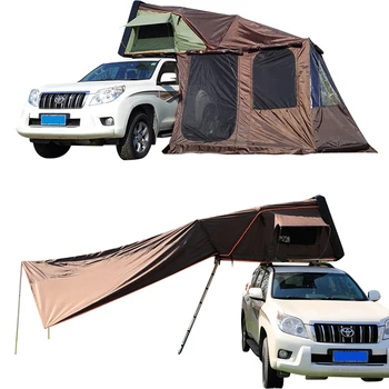 Новата палатка на покрива hard shell на колата, за 3-4 човека, шатра на покрива на rts с твърд алуминиев покрив за къмпинг
