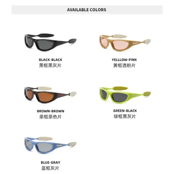 Нови поляризирани спортни очила, мъжки модни ретро ослепителни велосипедни слънчеви очила 