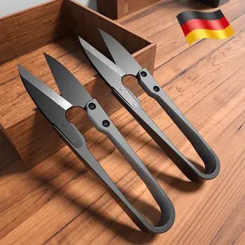 Ножици за прежда Ръчни инструменти Плат индивидуален намаляване от неръждаема стомана Големи, предназначени за немски ръчни шевни ножици за домашно декупажа.