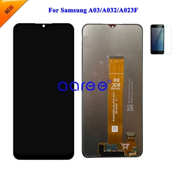 Оригинални LCD дисплей за Samsung A03 LCD A032 LCD Samsung A03 A032F LCD Сензорен екран с цифров преобразувател в събирането на