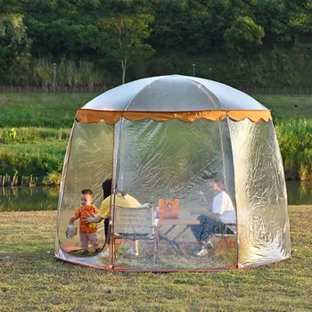 Палатка за нощуване на открито Водоустойчив Семейна палатка Автоматична едно докосване, Ultralight Портативен сгъваем Плажен балон, Подслон за походи сред природата
