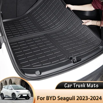 Подложка за задния багажник на кола ЕВА, Водоустойчив защитна подплата, постелки за багажник, Аксесоари за стайлинг за автомобили BYD Seagull 2022 2023 2024