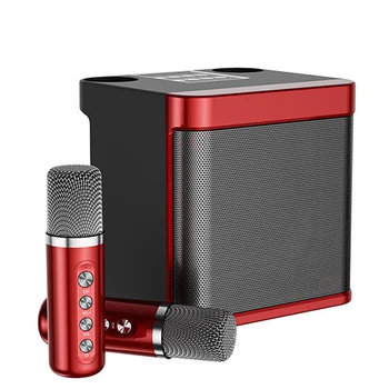 Преносим караоке-слушалка Bluetooth мощност 100 W, безжичен микрофон, костюм за караоке, интелигентно външно оборудване за пеене