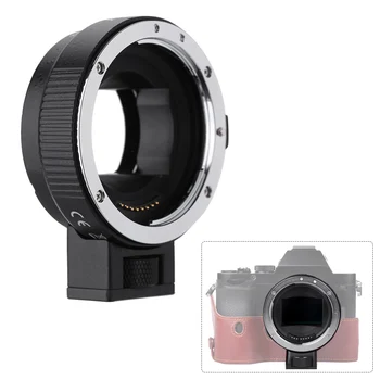 Преходни пръстен Andoer Auto Focus AF EF-NEXII за обектив Canon EF EF-S за използване с полнокадровым монтиране на Sony NEX E Mount 3 /3N/5N/5R/7