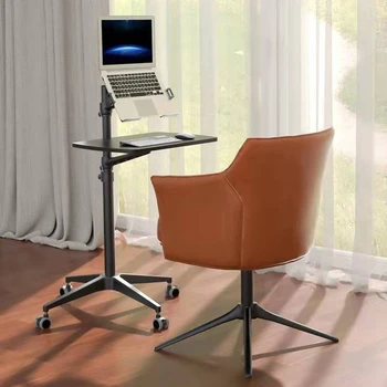 Прост офис бюро за компютър, Подвижен компютърен маса, Многофункционална маса за четене, Удобен мобилен офис бюро