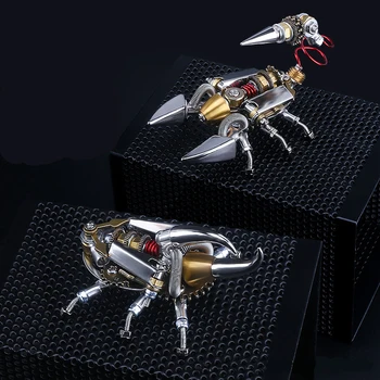 Пустинен скорпион 3D Метален пъзел Комплект за сглобяване на модели насекоми за деца, играчки за сглобяване със собствените си ръце, възрастни, Подаръци за рожден Ден и Коледа