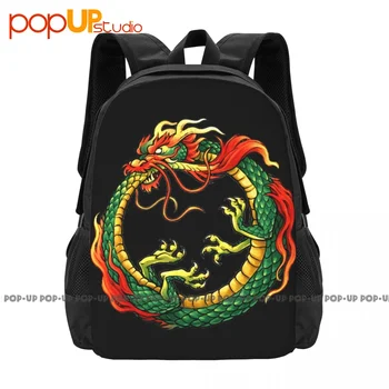 Раница Ouroboros Infinity Chinese Dragon, раница Uroboros Snake Азия, чанта за книги с голям капацитет, гимнастическая чанта