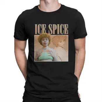 Реколта Мъжка Тениска Ice Spice Certified Munch Смешни Tee Shirt С Къс Ръкав И Кръгло деколте, Риза От Чист Памук, Идея за Подарък, Дрехи