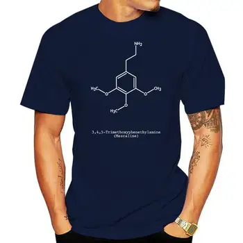 Риза с молекулите на Мескалин, Тениска с мескалин, Подарък шаман, Тениска с пейотом, Подарък Стоунера