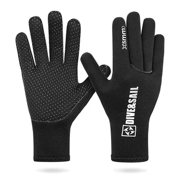 Ръкавици за гмуркане 5 мм Топли със защита от надраскване UPF 50 + UV защита От студ, мини и износоустойчивост за зимни и водни развлечения