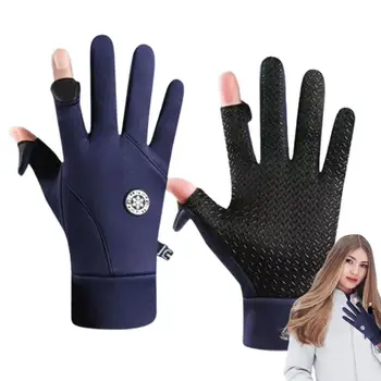 Ръкавици за каране на мотоциклет, мотоциклетни ръкавици, топли ръкавици, топло за ръце, есен-зима, ръкавици със сензорен екран, термозащитные ръкавици за мъже и жени