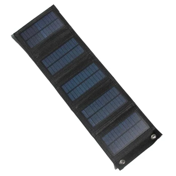 Сгъваем Соларен Панел 5V USB 7.5 W Гъвкави Водоустойчиви Сгъваеми Преносими Слънчеви Панели За Зарядно Устройство Смартфон