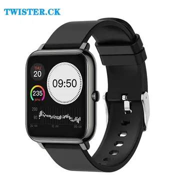 Смарт часовници P22 Водоустойчив спортен часовник за фитнес P2 наблюдение на сърдечната честота Напомняне за повикване и съобщение Bluetooth Smartwatch за IOS и Android