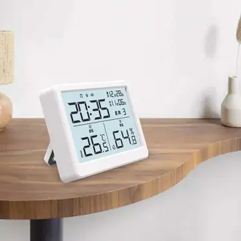 Стаен термометър влага Многофункционална стенни часовници Преносими и настолни часовници