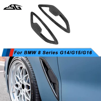 Тампон на Странично отдушник на Предното Крило на Колата е от Въглеродни Влакна за BMW 8 Серия G14 G15 G16 Аксесоари За Полагане на Автомобили
