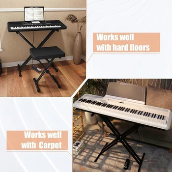 Универсална педала подкрепи с ключа полярност за дигитални пиана, електронни клавиатури, MIDI и синтезатори, здрава и лесна инсталация