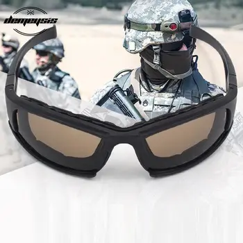 Фотохромичните слънчеви очила polarized на военно-тактически очила 4-линзовые страйкбольные очила очила за стрелба с Мотоциклетни туристически очила