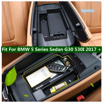 Централен Подлакътник на Автомобила Кутия За Съхранение на Конзолата Тава За Оръжие Тава Контейнер За BMW Серия 5 Седан G30 530I 2017-2023 Аксесоари