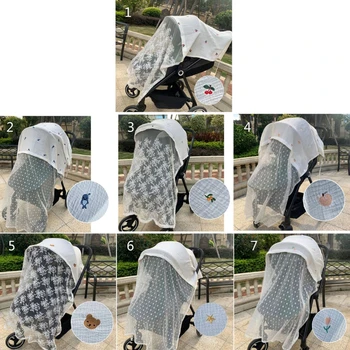 Чанта за детска количка, Дишаща мрежа, мрежа за комари, Марля козирка, Солнцезащитная шторка на предното стъкло