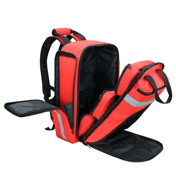 Чанта за първа помощ с множество джобове, празна раница за спешна помощ, Травматологическая чанта за спешно реагиране за къмпинг, разходки, пътуване, почивка