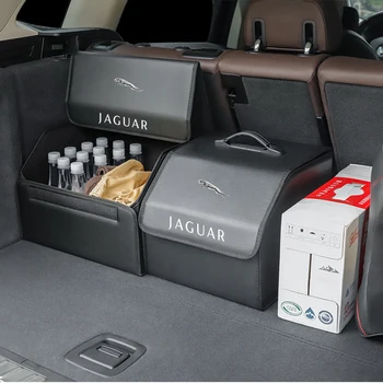 Чанта за Съхранение В Багажника на Колата, Кожена Туристическа Кутия, Сгъваема За Jaguar XF XJ XE S-Type, F-Type, X-Type Pace I-Pace E-Pace XFR XKR