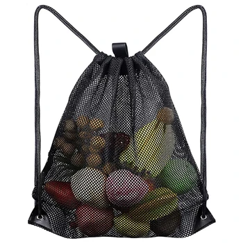 Чанти-раници с мрежесто шнурком богат на функции Окачена чанта за футболна топка на Спортно оборудване за фитнес зала Улични чанти