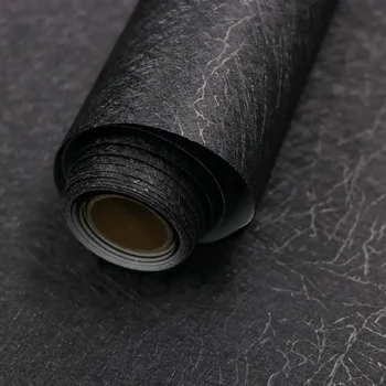 Черни копринени тапети с релефни, самозалепващи водоустойчива контактна хартия, етикети за отклеивания и залепване на плота на корпусна и мека мебел.