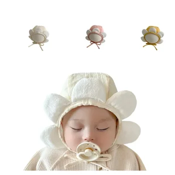 Шапчица за новородено Ins, скъпа шапка с цветен модел за деца, момчета и момичета, пролетно-лятна ветрозащитная шапчица за бебета 3-16 месеца